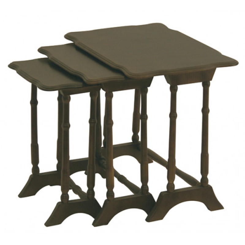  Ν-08 σετ τραπεζάκια ζιγκόν ξύλινα ΧΡΩΜΑ ΕΠΙΛΟΓΗΣ, 54x35x42