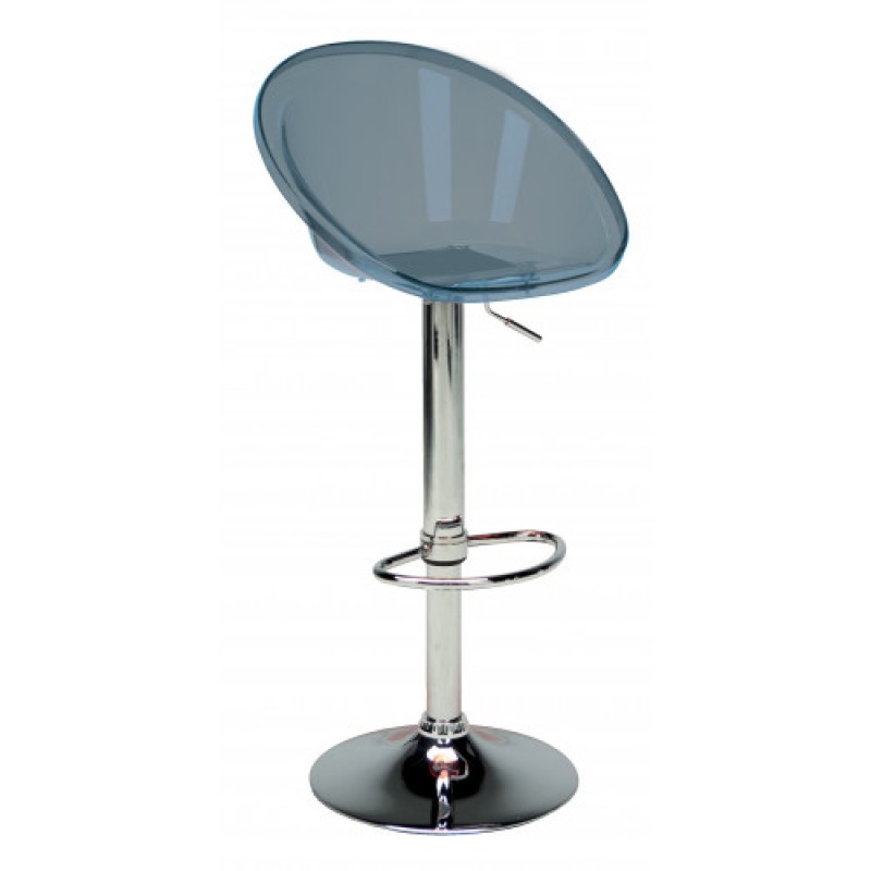 SPHERE-GAS σκαμπό ρυθμιζόμενo pc ΔΙΑΦΑΦΝΟ ΓΚΡΙ, 50x45xΗ84/104