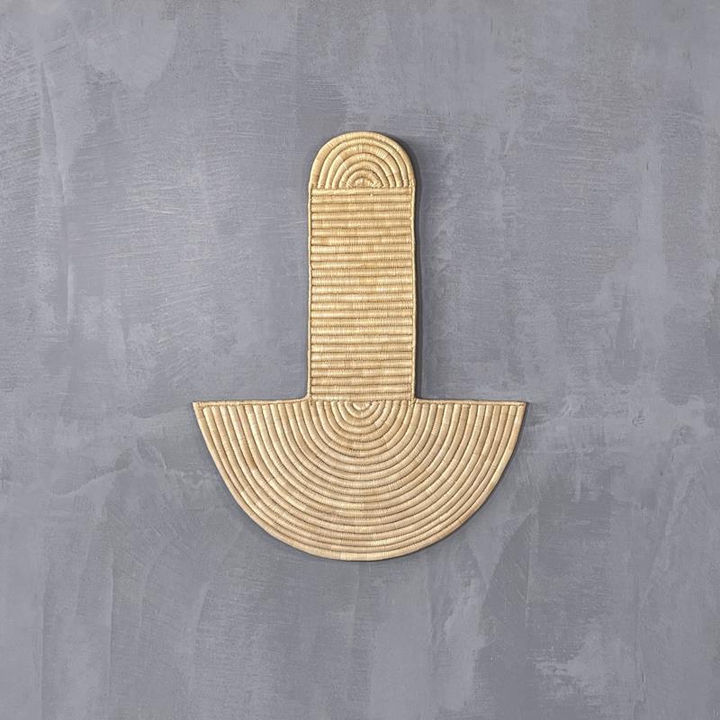 ABSTRACT MASK WALL HANGING NATURAL 3 - 50 × 80  code  304060