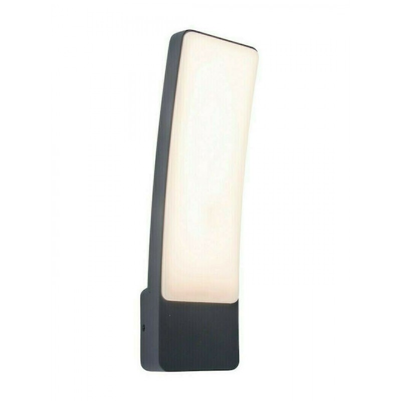 Lutec Kira Επιτοίχια Εξωτερική Πλαφονιέρα LED IP54 18W με Φυσικό Λευκό Φως 31.1x11x8.3εκ. Κωδικός: 5288902118