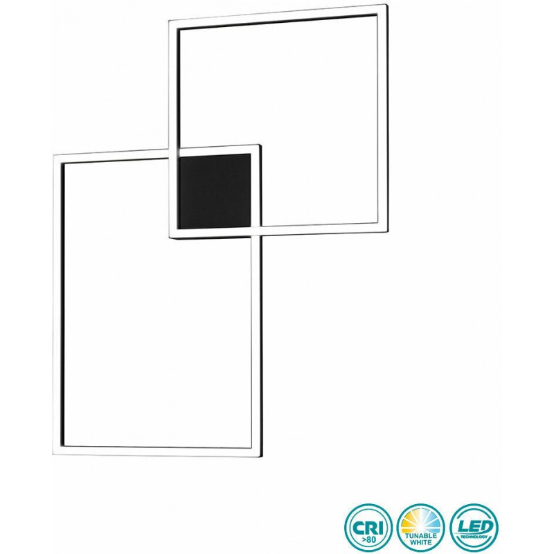Φωτιστικό Οροφής Perenz Cross 6596NCT Μαύρο