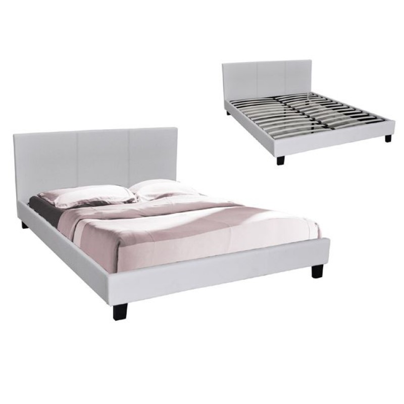WILTON Κρεβάτι Μονό, για Στρώμα 90x190cm, Pu Άσπρο Κωδικός: [Ε-00019623] Ε8060,11