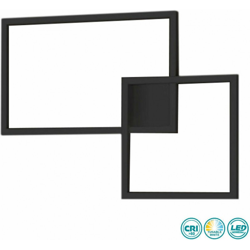 Φωτιστικό Οροφής Perenz Cross 6595NCT Μαύρο