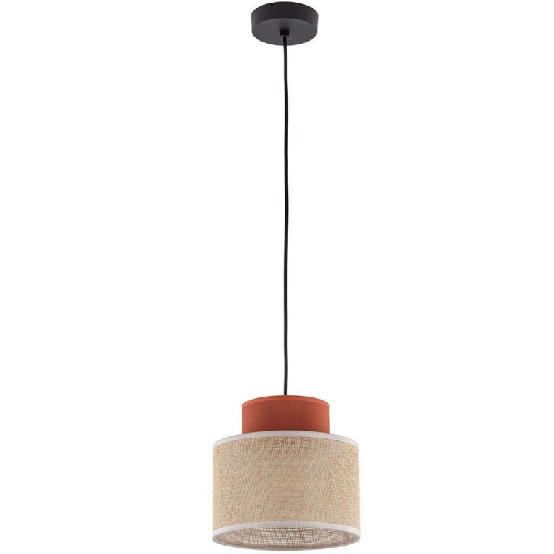 TK Lighting Κρεμαστό Φωτιστικό Κόκκινο με Ντουί E27 20x160εκ. 3139