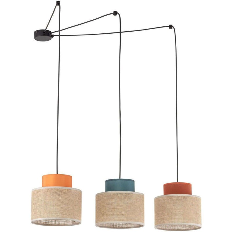 TK Lighting Κρεμαστό Φωτιστικό Πολύχρωμο με Ντουί E27 120x100x80εκ. 3140