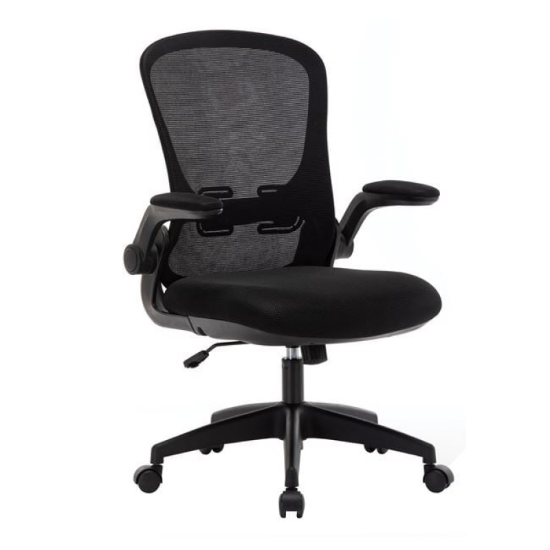 BF2920 Πολυθρόνα Γραφείου, Ανακλινόμενα Μπράτσα, Mesh Μαύρο Κωδικός: [Ε-00022850] ΕΟ515,1