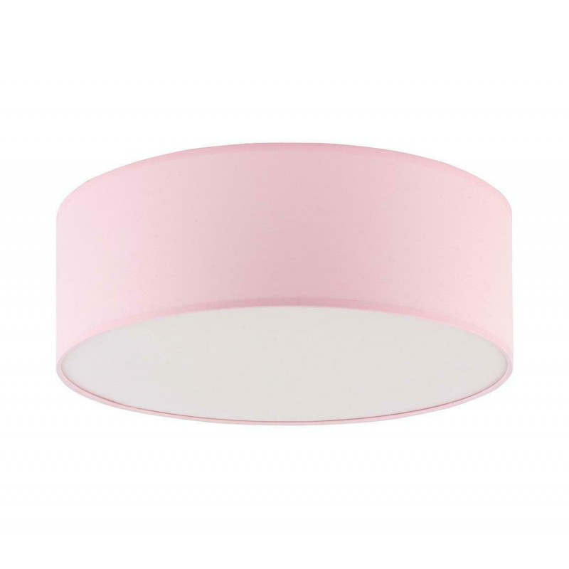 TK Lighting Rondo Πολύφωτο Παιδικό Φωτιστικό Πλαφονιέρα από Ύφασμα 15W με Υποδοχή E27 Pink 38x13cm 3228