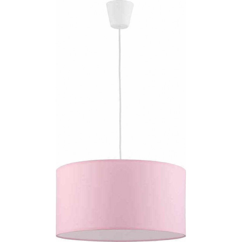 TK Lighting Rondo Μονόφωτο Παιδικό Φωτιστικό Κρεμαστό από Ύφασμα 25W με Υποδοχή E27 Pink 40cm 3231