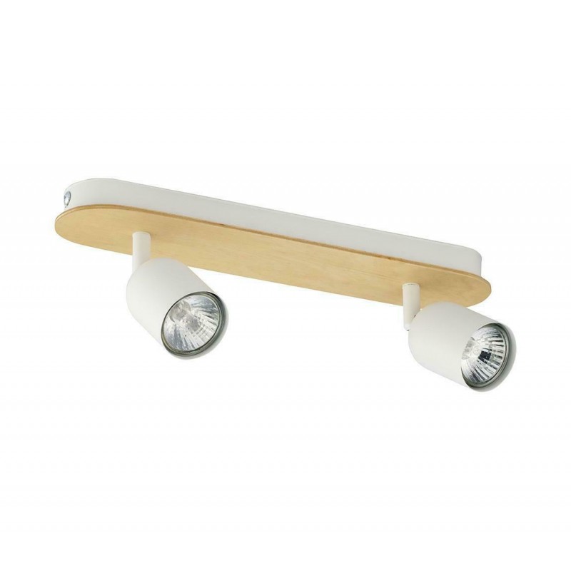 TK Lighting Διπλό Σποτ με Ντουί GU10 σε Λευκό Χρώμα Κωδικός: 3295