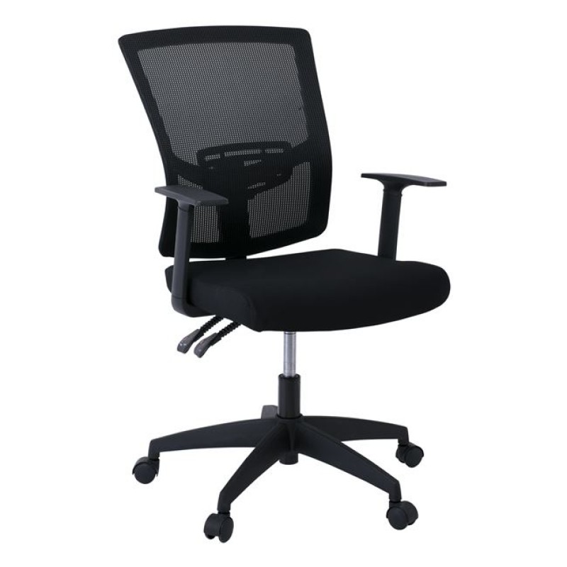 BF2910 Πολυθρόνα Γραφείου Μαύρο Mesh - Ύφασμα Μαύρο Κωδικός: [Ε-00022849] ΕΟ523,1