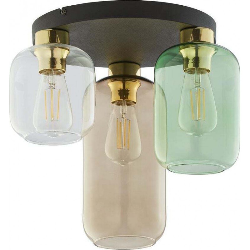 TK Lighting Πλαφονιέρα Οροφής 44εκ. Πολύχρωμη με Ντουί E27 3318