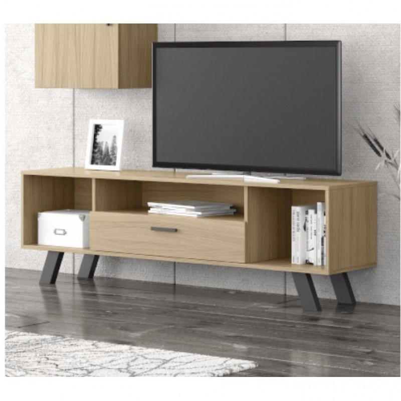 Έπιπλο Τηλεόρασης Ξύλινο Inter Μπεζ Μ150xΠ52xΥ40cmΚωδικός: FD-TV10