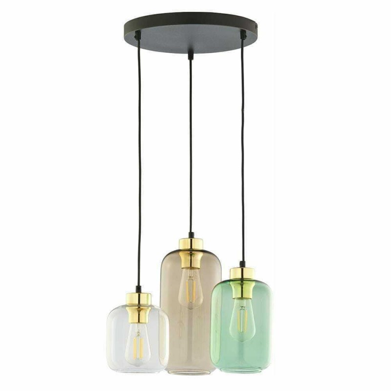 TK Lighting Marco Green Κρεμαστό Φωτιστικό Πολύχρωμο με Ντουί E27 36εκ. 3325