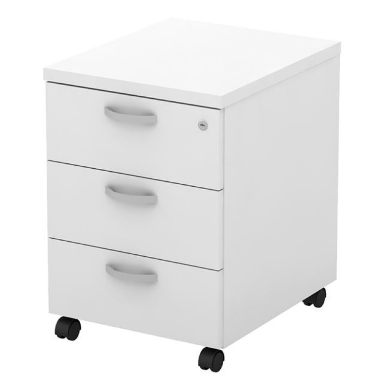 ΣΥΡΤΑΡΙΕΡΑ Τροχήλατη με 3 συρτάρια, Απόχρωση Άσπρο Κωδικός: [Ε-00024555] ΕΟ979,1