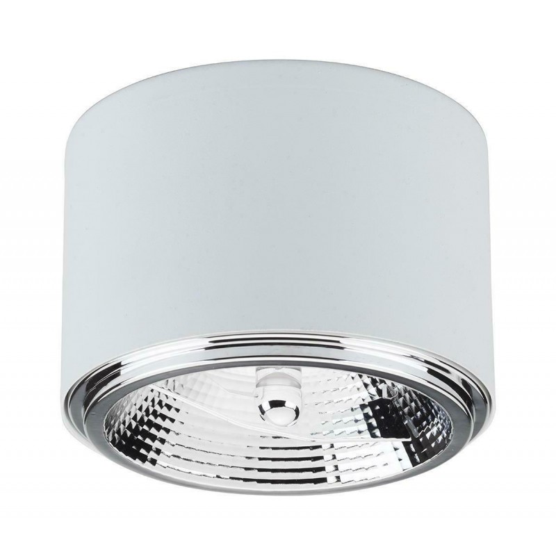 TK Lighting Moris Μονό Σποτ με Ντουί AR111 σε Λευκό Χρώμα Κωδικός: 3364