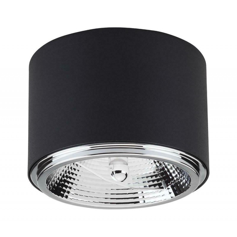 TK Lighting Μονό Σποτ με Ντουί AR111 σε Μαύρο Χρώμα Κωδικός: 3366