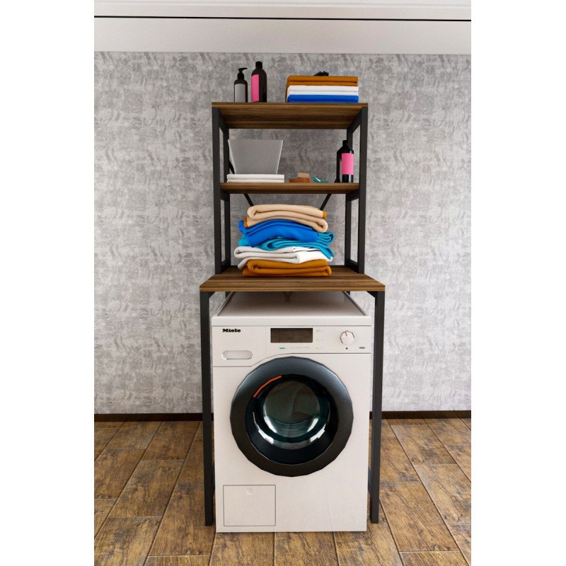 Fidelio Netto Επιδαπέδια Ραφιέρα Μπάνιου Μεταλλική με 3 Ράφια 63x50x155cmΚωδικός: FD-NETTO