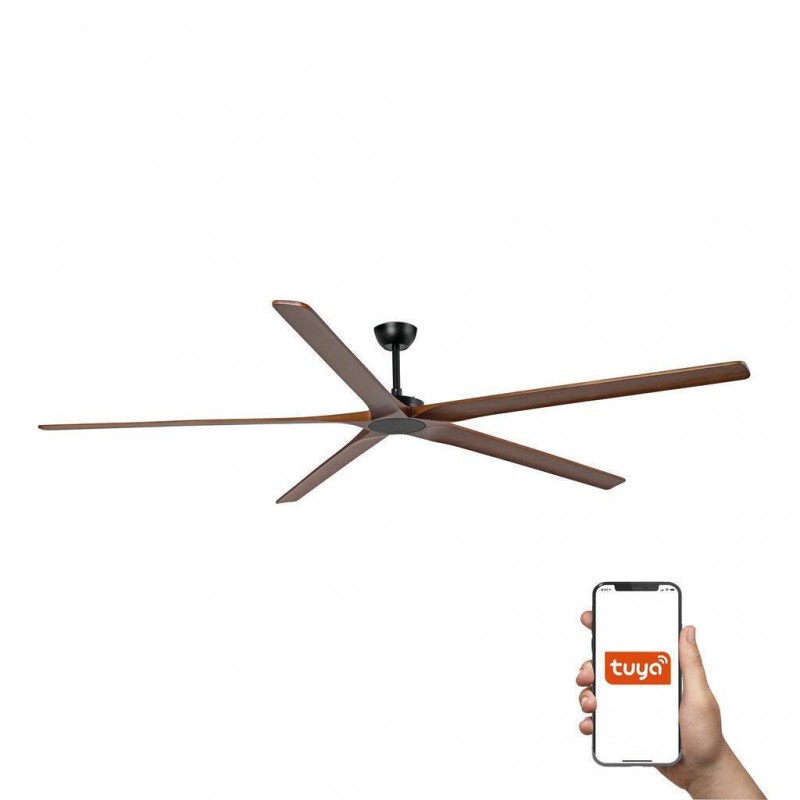ΑΝΕΜΙΣΤΗΡΑΣ ΟΡΟΦΗΣ BIGWOOD ΧΩΡΙΣ ΦΩΣ Φ.240cm REMOTE + SMART WI-FI Ν. 34192WT