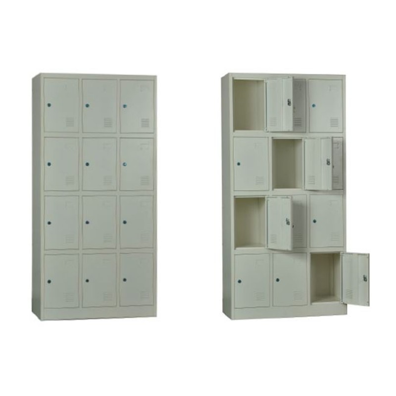 LOCKER 12 Θέσεων Μέταλλο Βαφή Άσπρο Κωδικός: [Ε-00016610] Ε6004