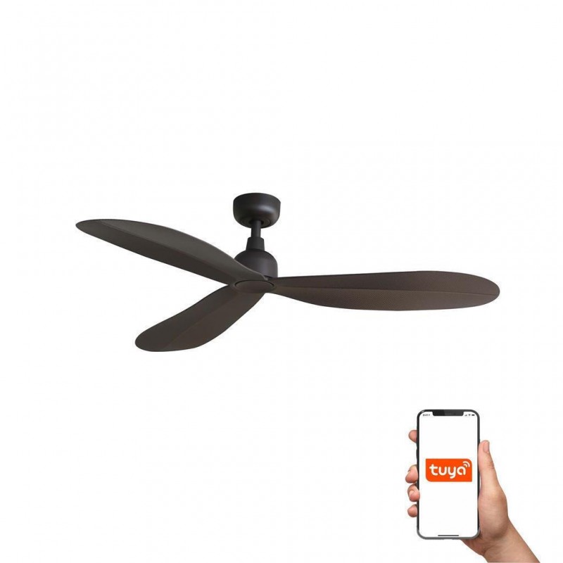 ΑΝΕΜΙΣΤΗΡΑΣ ΟΡΟΦΗΣ PALMA ΧΩΡΙΣ ΦΩΣ Φ.129cm REMOTE + SMART WI-FI Ν. 34301WT