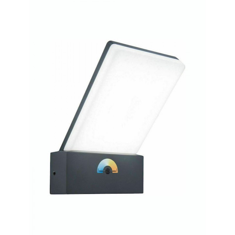 Lutec Pano Επιτοίχια Εξωτερική Πλαφονιέρα LED IP54 16W με Ψυχρό Λευκό Φως 19x14x4εκ. Κωδικός: 5289001118