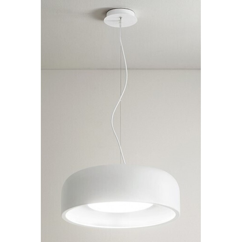 PANDORA Κρεμαστό μεταλλικό Φωτιστικό PERENZ 6660 B - λευκό ματ Ø 48