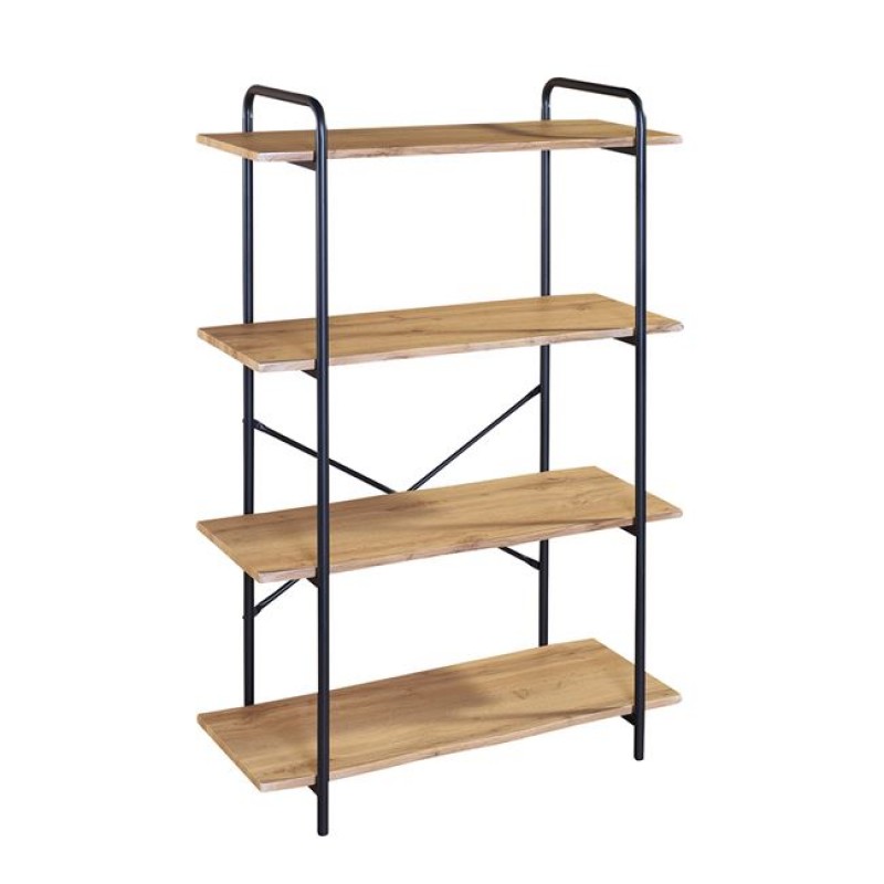 Ραφιέρα Μέταλλο Βαφή Μαύρο, Απόχρωση Sonoma Κωδικός: [Ε-00025291] ΕΟ445,2