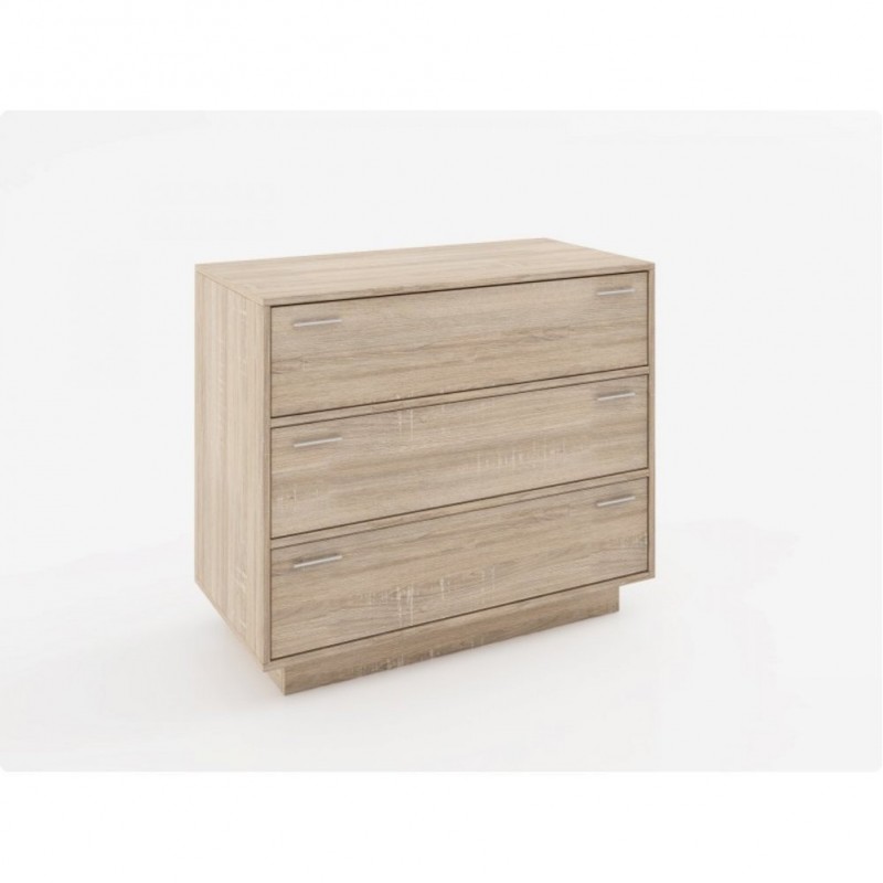 Συρταριέρα Κρεβατοκάμαρας Ξύλινη Must Sonoma 90x45x77εκ.Κωδικός: FD-SR04