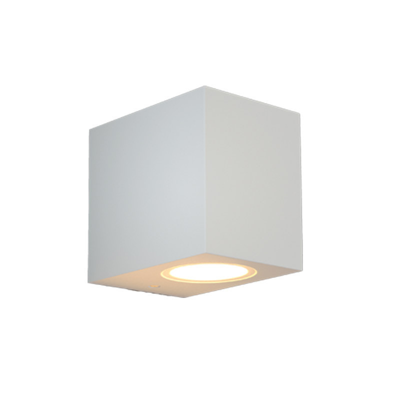 it-Lighting Norman 1xGU10 Outdoor Up or Down Wall Lamp White D:8cmx7cm (80200424)