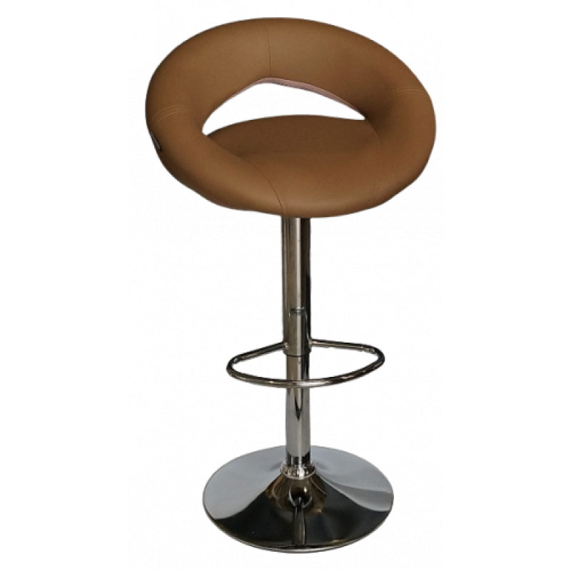 TWIST σκαμπό ρυθμιζόμενo δερματίνη ΜΟΚΑ / 52x48xH77-96