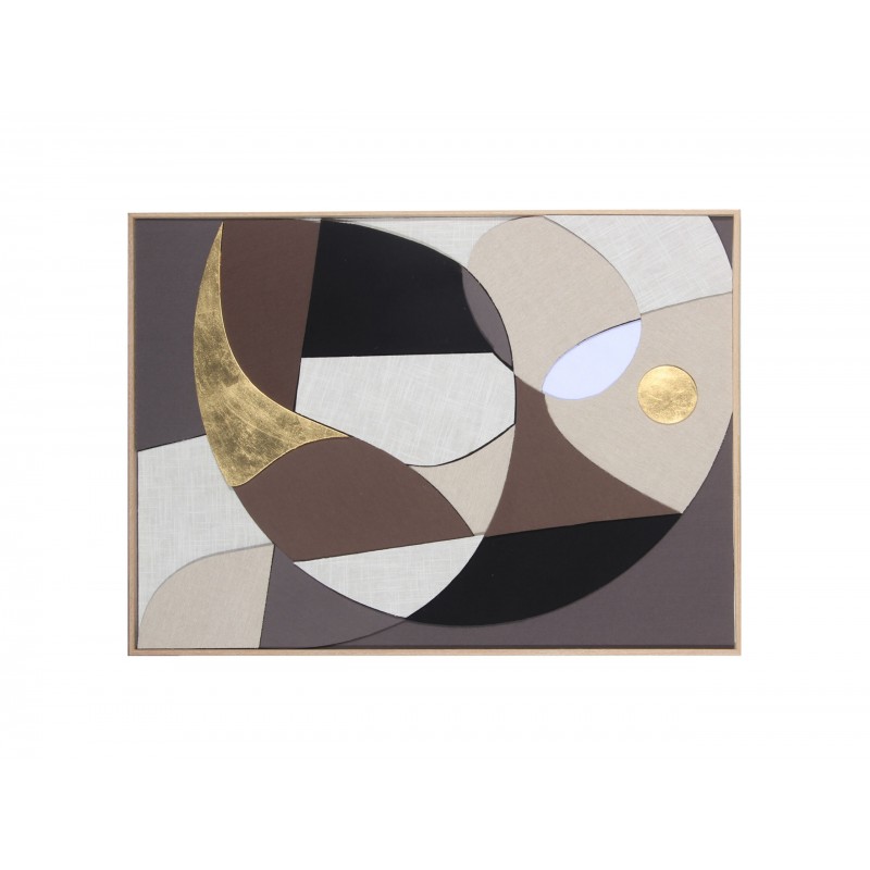 ΠΙΝΑΚΑΣ ΚΥΚΛΟΙ ΜΠΕΖ ΚΑΦΕ  ΧΡΥΣΟ 3 ’60x80x4′ 0194202