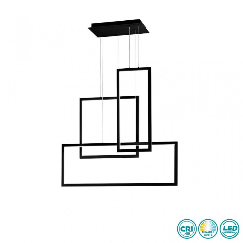 Φωτιστικό Κρεμαστό Perenz Cross 6591NCT Μαύρο