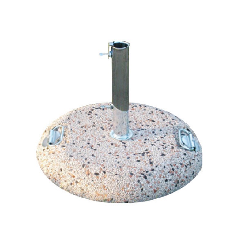 Βάση τσιμέντου 4235 35kg -  Γαλβανιζέ σωλήνας Φ55mm  για ομπρέλα