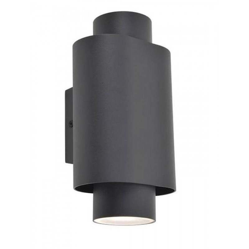 Lutec Up & Down Cypres Επιτοίχιο Εξωτερικό Σποτ GU10 IP44 Διπλής Δέσμης 10.9x9.6x20.2εκ. Κωδικός: 6604002118
