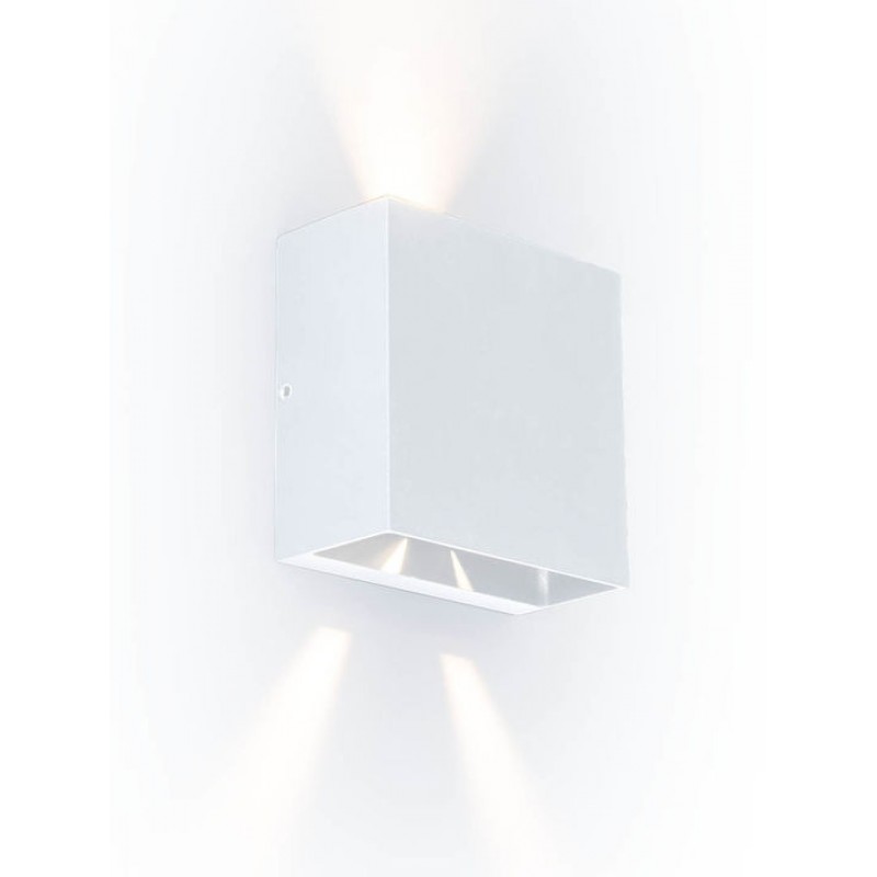 Lutec Επιτοίχια Εξωτερική Πλαφονιέρα LED IP54 10W με Θερμό Λευκό Φως Διπλής Δέσμης 11x5.4x11εκ. Κωδικός: 5104003032
