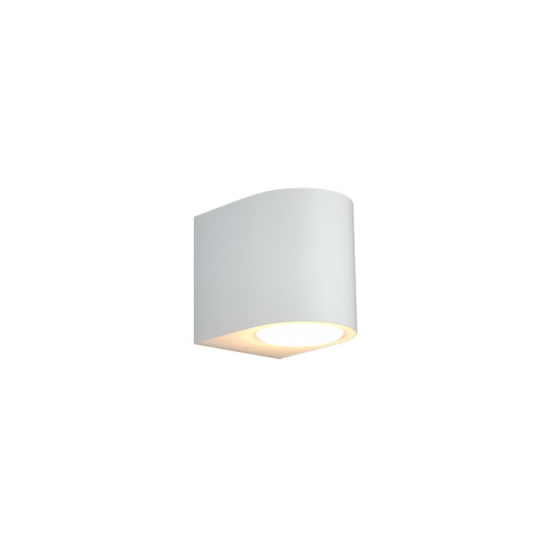 it-Lighting Powell 1xGU10 Outdoor Up or Down Wall Lamp White D:9cmx8cm (80200224)