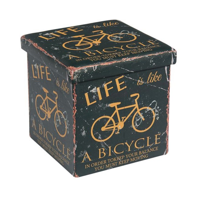 ORION Σκαμπό Αποθηκευτικό - Βοηθητικό, PU Deco Bike Κωδικός: [Ε-00016867] Ε7044,4