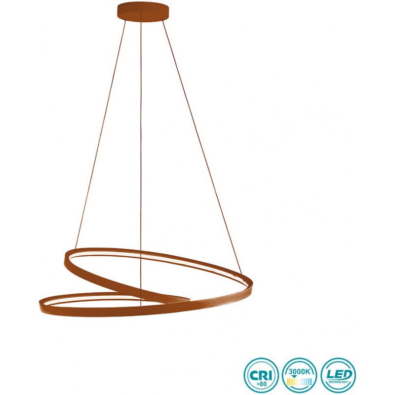 Φωτιστικό Κρεμαστό Perenz Ritmo 6618ELC Καφέ