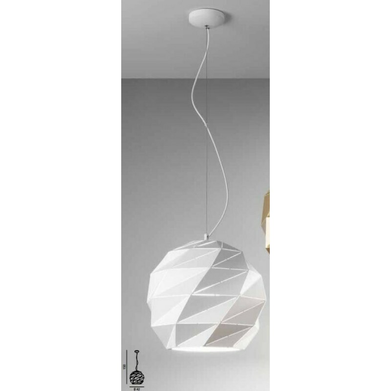 DEJAVU Κρεμαστό Φωτιστικό μεταλλικό PERENZ 6623B - άσπρο