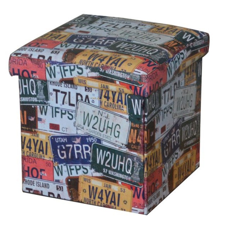 ORION Σκαμπό Αποθηκευτικό - Βοηθητικό, PU Deco Label Κωδικός: [Ε-00016868] Ε7044,5