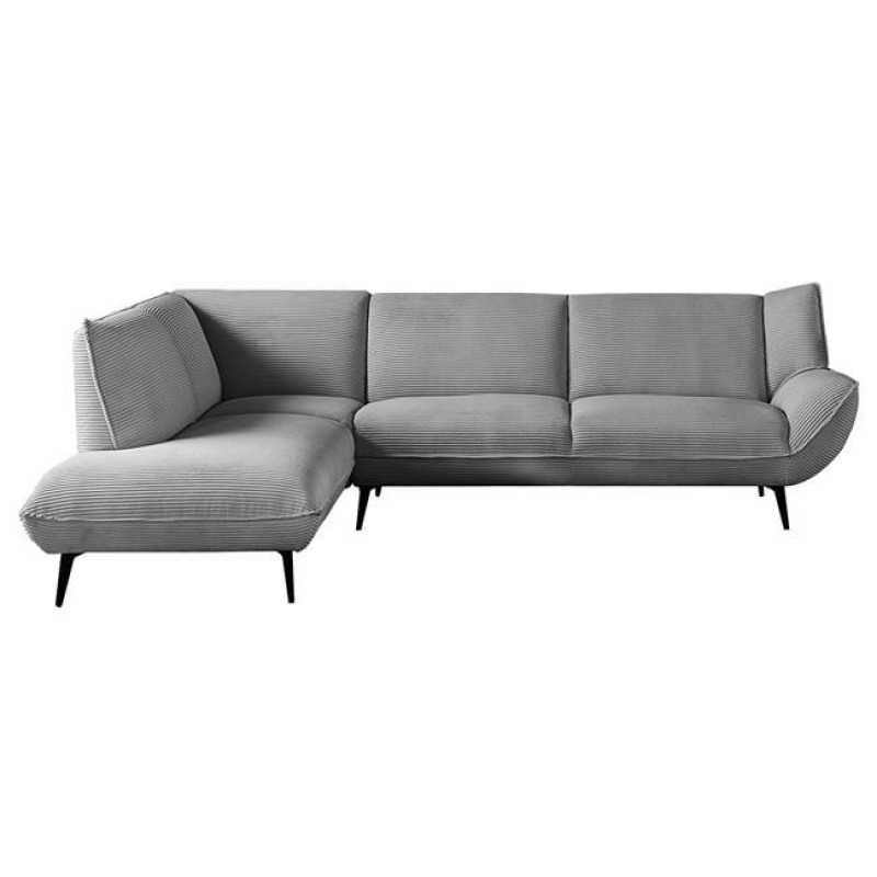 EMERALD Καναπές Σαλονιού Δεξιά Γωνία, Ύφασμα Κοτλέ Γκρι Κωδικός: [Ε-00024952] Ε9419,21