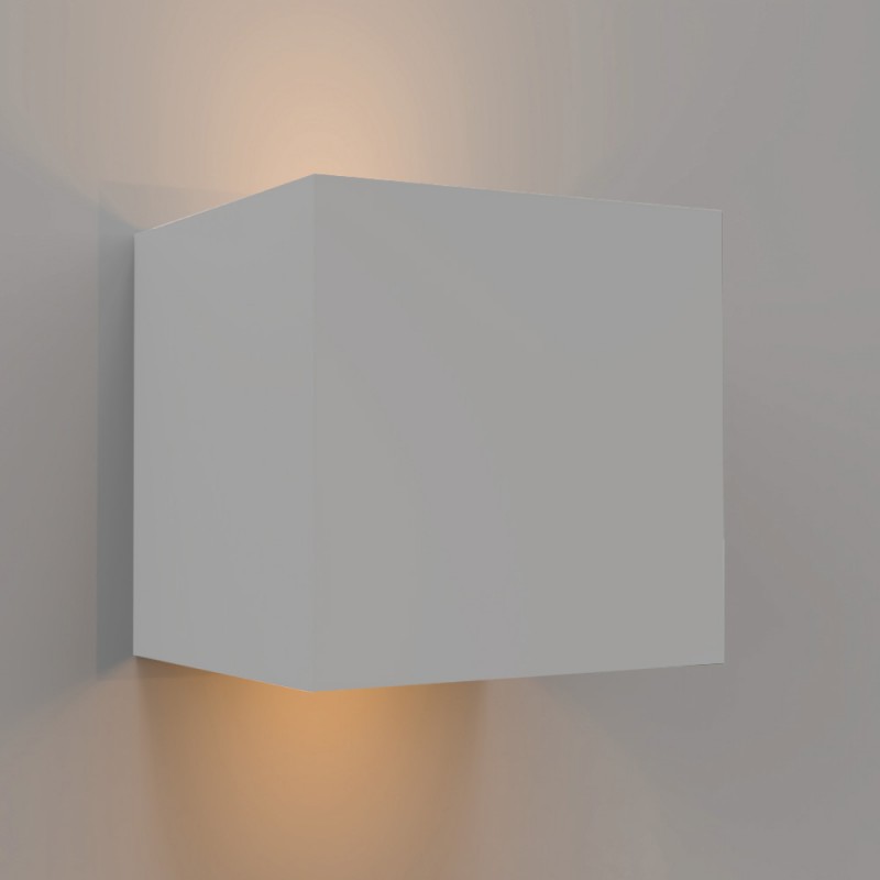 it-Lighting Emerald LED 10W 3000K Outdoor Wall Lamp White D:9,9cmx9,9cm (80203121)