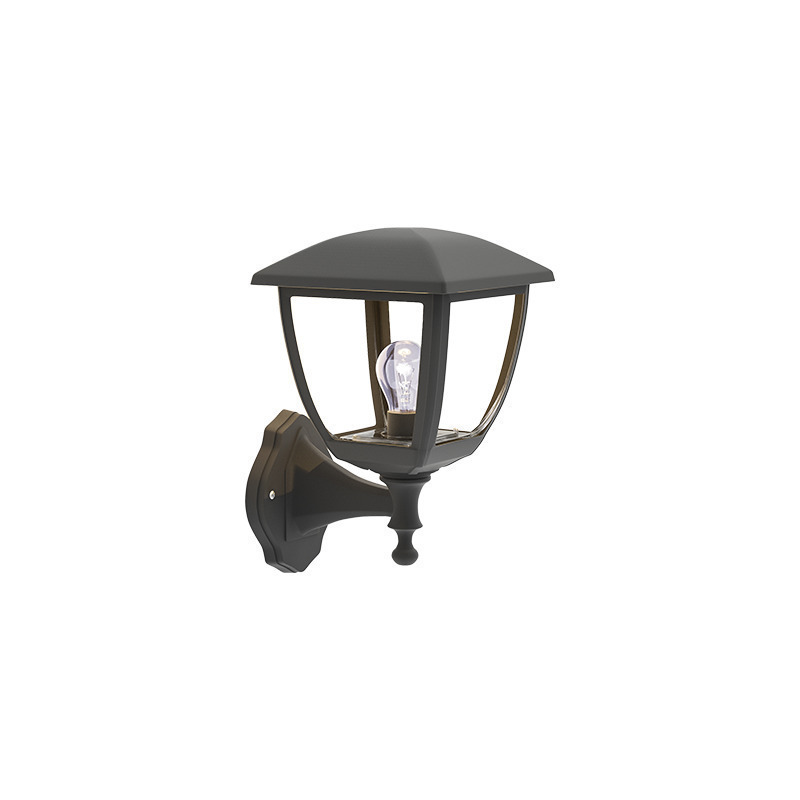 it-Lighting Avalanche 1xE27 Outdoor Wall Lamp Black D:22cmx30cm (80201214)