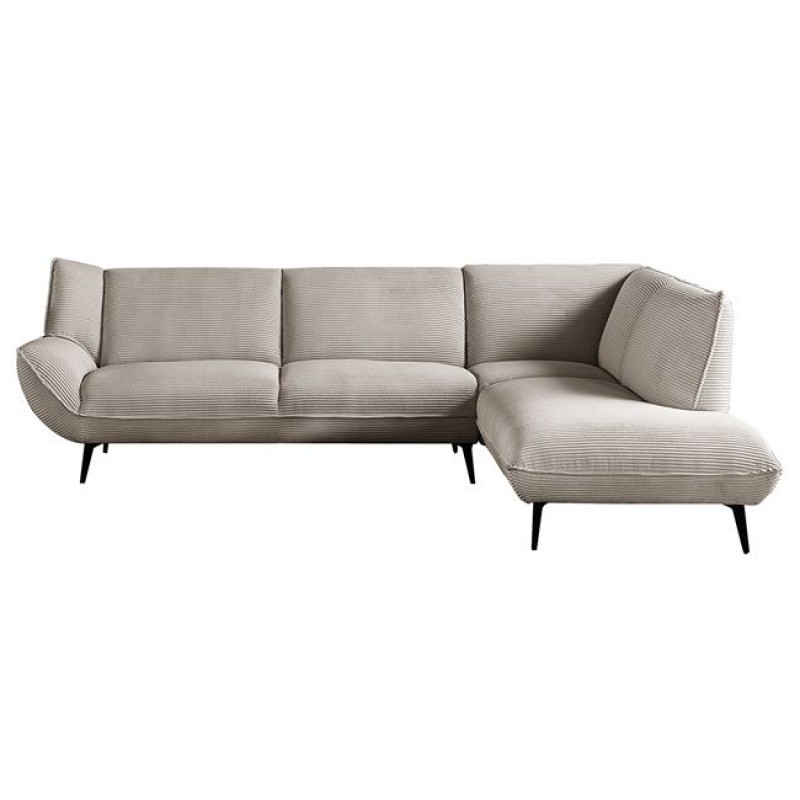 EMERALD Καναπές Σαλονιού Αριστερή Γωνία, Ύφασμα Κοτλέ Μπεζ Κωδικός: [Ε-00024950] Ε9419,12