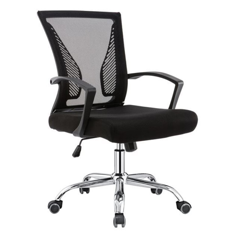 BF2120 Πολυθρόνα Γραφείου Βάση Χρώμιο - Mesh Μαύρο Κωδικός: [Ε-00020384] ΕΟ258,1