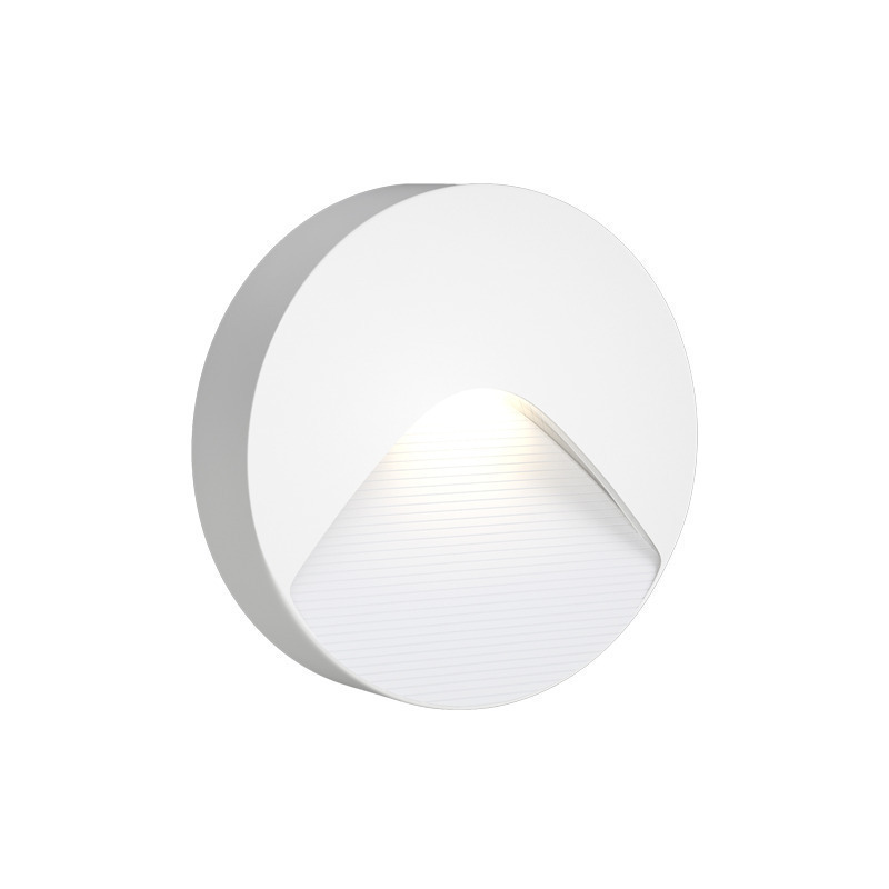it-Lighting Horseshoe LED 2W 3CCT Outdoor Wall Lamp White D:12.8cmx3cm (80201920)