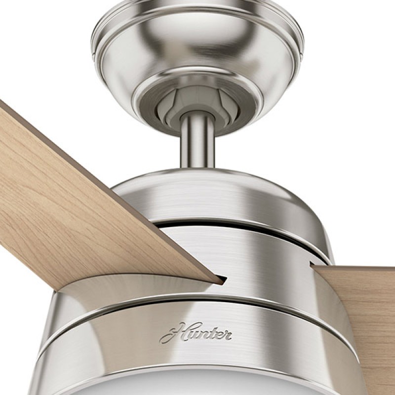 Ανεμιστήρας οροφής HUNTER Finley Brushed Nickel  Κωδικός προϊόντος:50643 