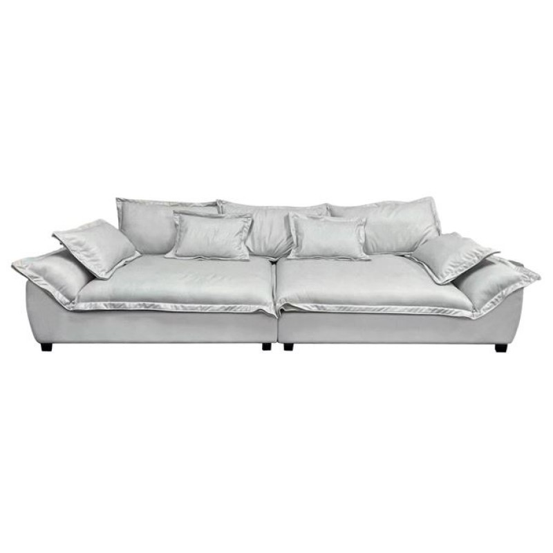 DARBY Kαναπές Σαλονιού - Καθιστικού 4Θέσιος, Ύφασμα Nabuk Grey Stone Κωδικός: [Ε-00024935] Ε9413,2