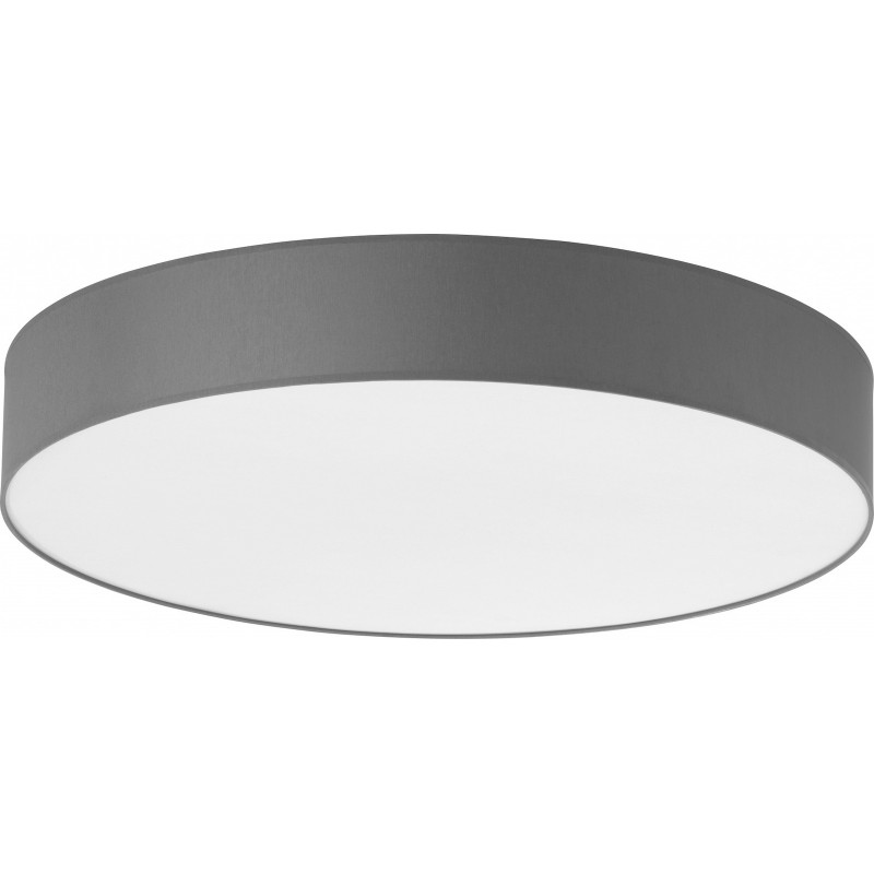 TK Lighting Rondo Πλαφονιέρα Οροφής 80εκ. Γκρι με Ντουί E27 2725