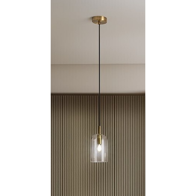 CORO Κρεμαστό Φωτιστικό γυάλινο PERENZ 6944 TR - διάφανο Ø 11